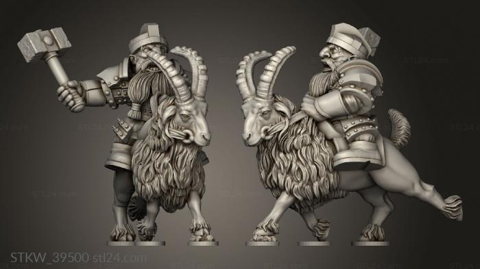 More Dwarf Goat Riders rider