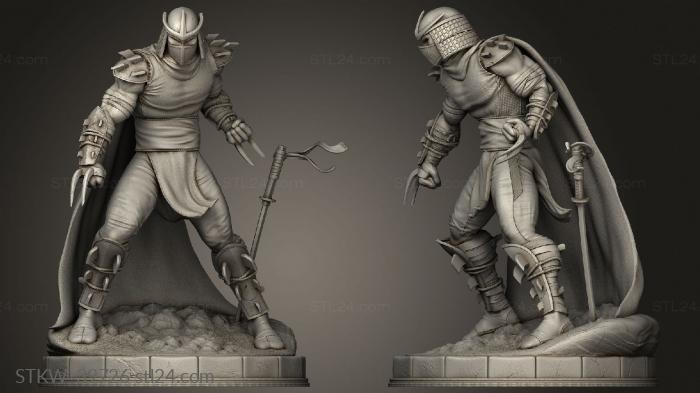 Nacho Shredder Statue mesh