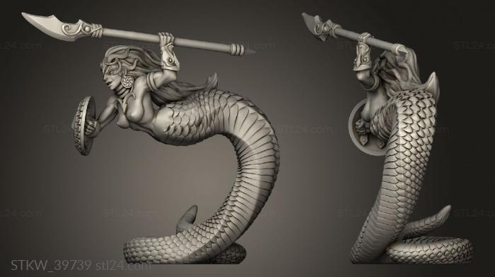 Naga Tribe Snakewoman Guards Guard