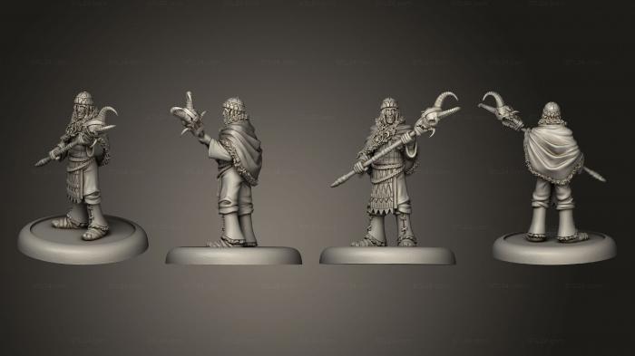Military figurines (bushido The Tengu Descension Qimmiq, STKW_3981) 3D models for cnc
