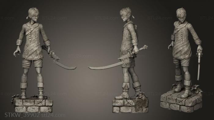 Military figurines (Nier Diorama, STKW_39902) 3D models for cnc