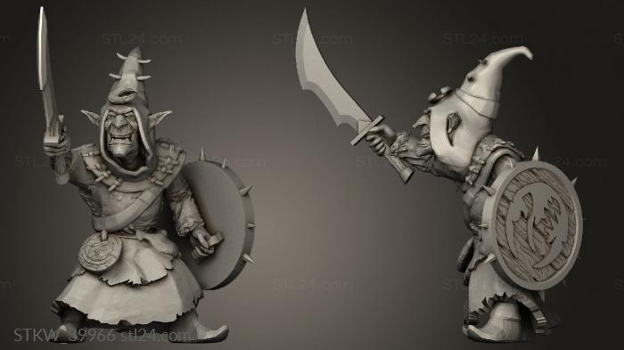 Military figurines (Goblin Sword, STKW_39966) 3D models for cnc