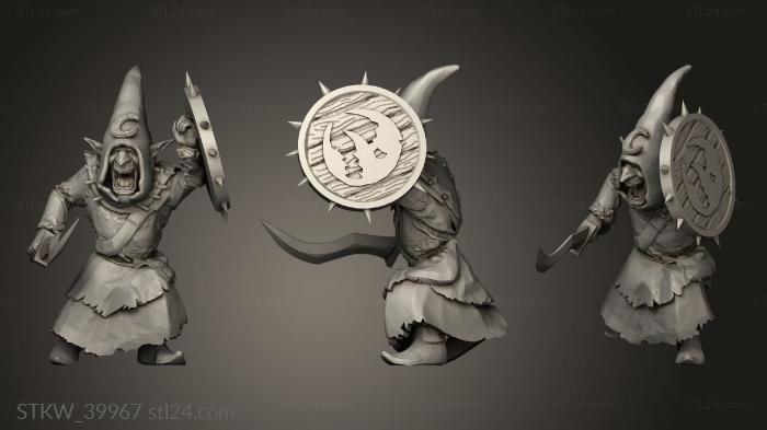 Military figurines (Goblin Sword, STKW_39967) 3D models for cnc