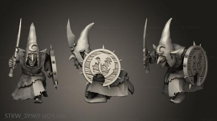 Military figurines (Goblin Sword, STKW_39969) 3D models for cnc