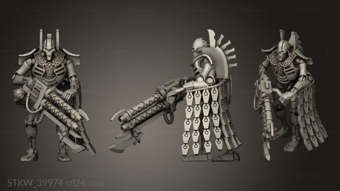 Military figurines (space zombies regal jailer 2 Royal Warden, STKW_39974) 3D models for cnc