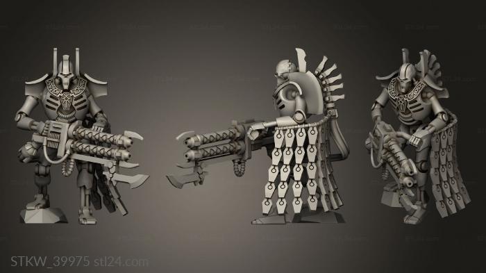 Military figurines (space zombies regal jailer Royal Warden, STKW_39975) 3D models for cnc