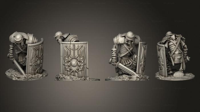 Military figurines (CALL TO ARMS MARKER, STKW_4019) 3D models for cnc