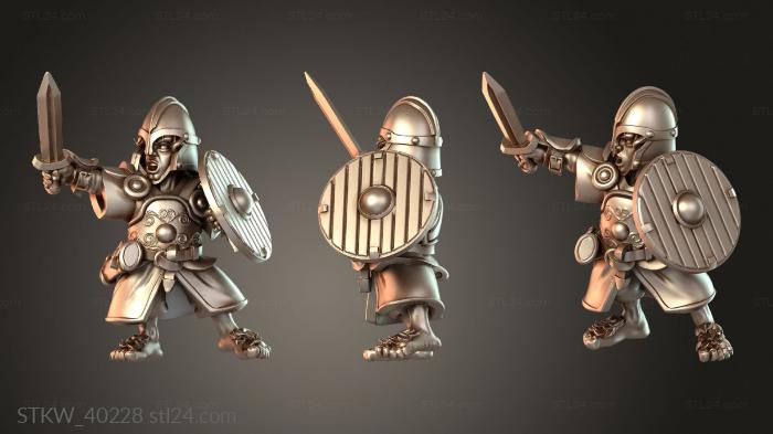 Halfling Captain – Armored Foot