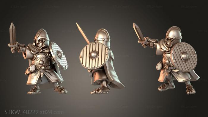 Halfling Captain – Armored Foot with Cloak