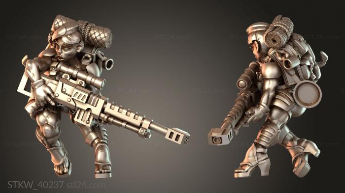 Halfling Sniper – Company and Friends