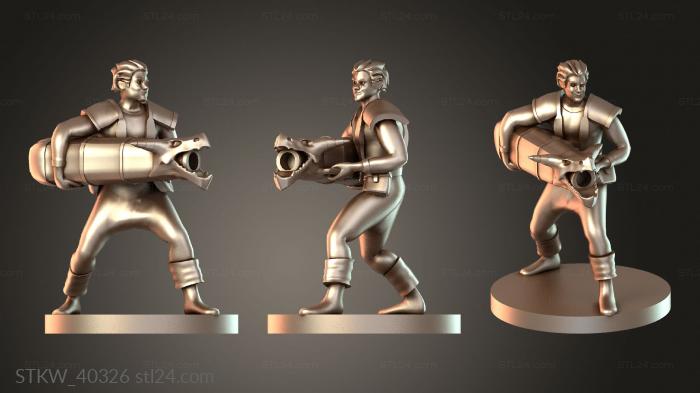 Artificer – Human Male with Cannon