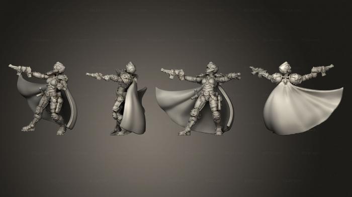 Military figurines (Capitan, STKW_4038) 3D models for cnc