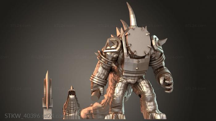 Age of Saurians – Kroxigor Armoured Warriors