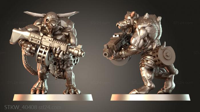 Skaven Rat Ogres – Bonehead Class