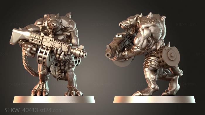 Skaven Rat Ogres – Light W Variant