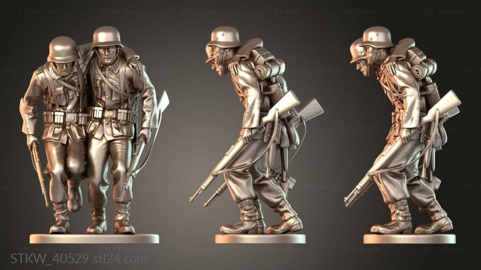 Aleman Herido – Wounded German WW Soldier
