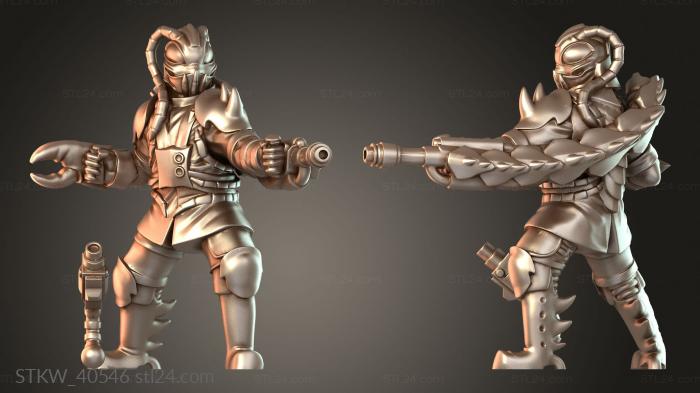 Alien Mercs – REG Scorpion Back, Multi-Shell