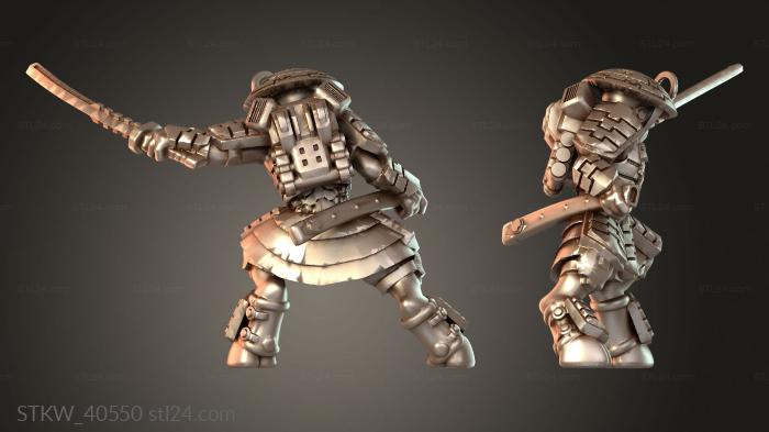 Alien Samurai – With Helm