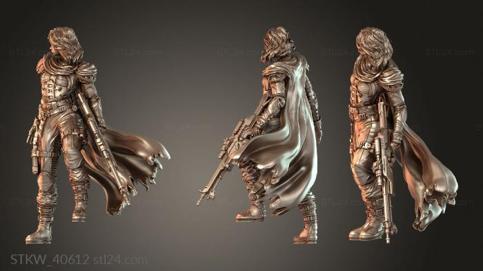 Military figurines (Alyara – The Traveler Aly, STKW_40612) 3D models for cnc
