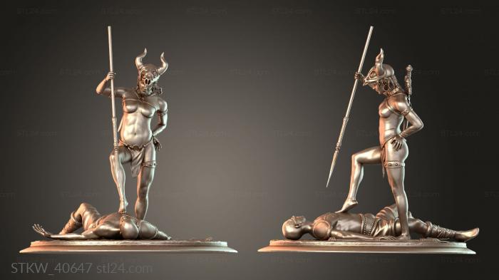 Amazon Warrior Girl – With Spear (Amazonka)