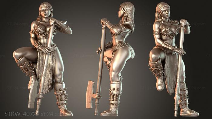 Military figurines (Amyra Torrida – Alternate, STKW_40725) 3D models for cnc