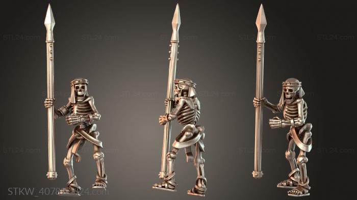 Ancient Skeleton – With Shield