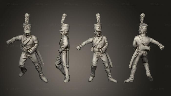 Military figurines (Casualties 01, STKW_4087) 3D models for cnc