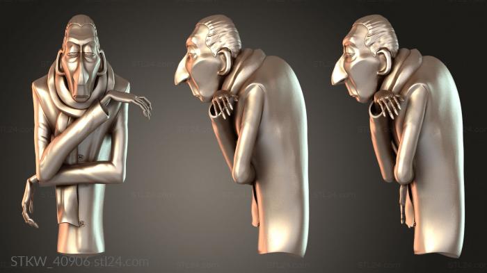 Military figurines (Anton Ego – Ratatouille, STKW_40906) 3D models for cnc