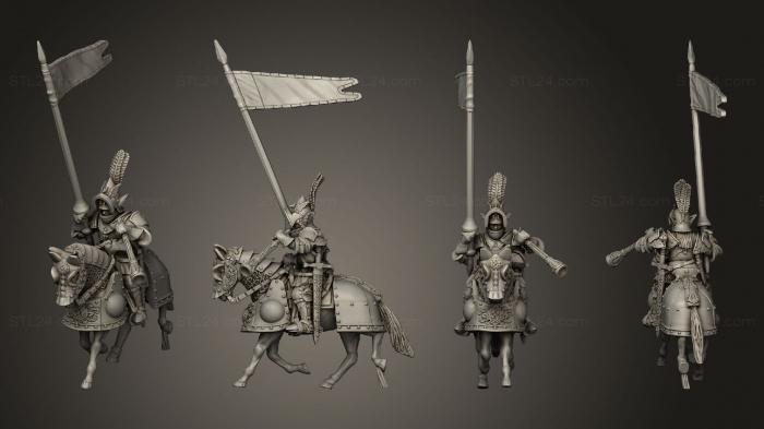 Military figurines (Cavalry 2 02, STKW_4126) 3D models for cnc