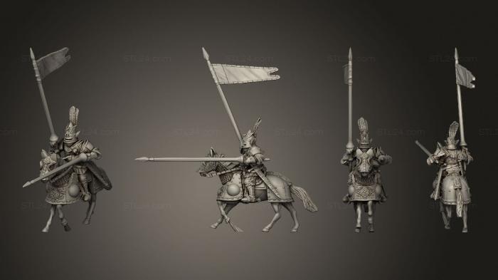 Military figurines (Cavalry 2 03, STKW_4127) 3D models for cnc