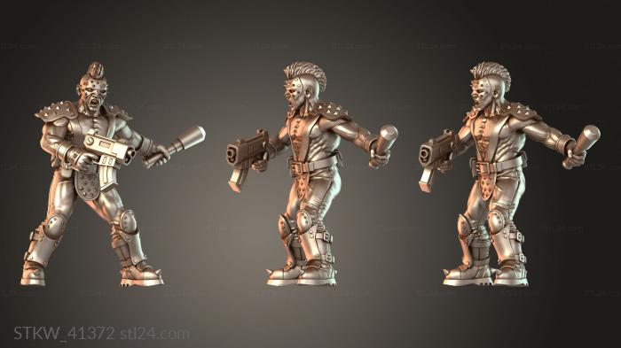 Military figurines (ARMORY Grenadier, STKW_41372) 3D models for cnc