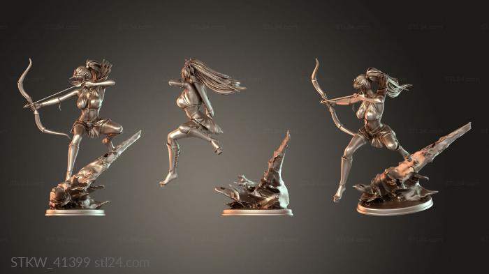 Military figurines (Artemis Arco, STKW_41399) 3D models for cnc