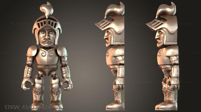Articulated Knight Hair