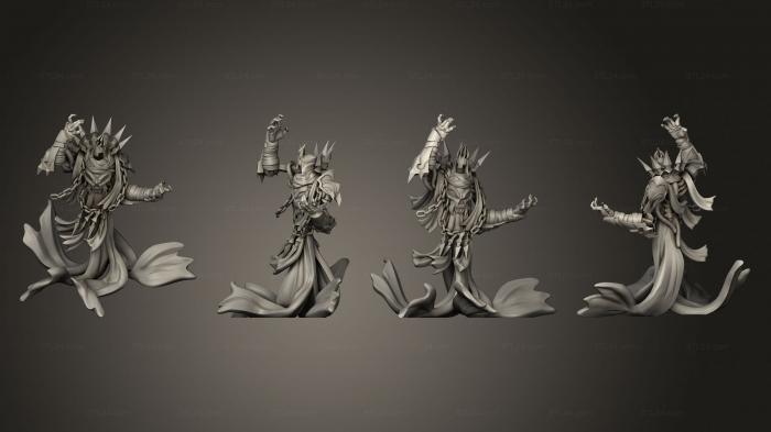 Military figurines (larroc the lich, STKW_4142) 3D models for cnc