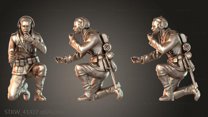 Military figurines (Artillerie Allemande (alt), STKW_41427) 3D models for cnc