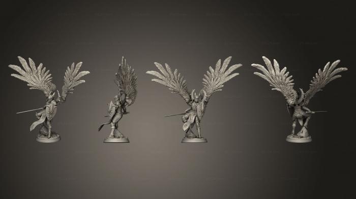 Military figurines (Celestial Knight V 1, STKW_4143) 3D models for cnc