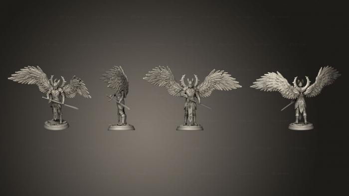 Military figurines (Celestial Knight V 2, STKW_4144) 3D models for cnc
