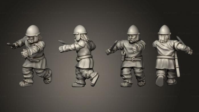 Military figurines (CELTIC DOGS TAMER A, STKW_4154) 3D models for cnc