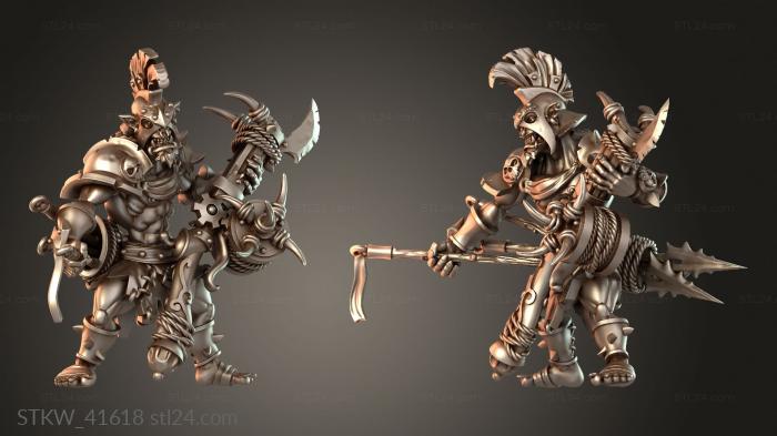 Military figurines (Atarag the Deadly Arrow Arrows, STKW_41618) 3D models for cnc