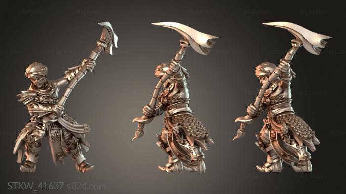 Military figurines (Aug Fantasy, STKW_41637) 3D models for cnc
