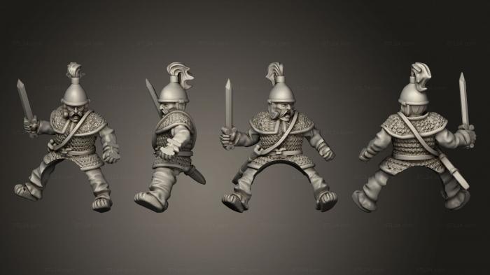 Military figurines (CELTIC RIDER B, STKW_4169) 3D models for cnc