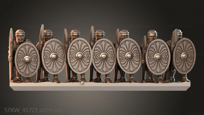 Military figurines (Auxiliary Flo Centurion, STKW_41721) 3D models for cnc