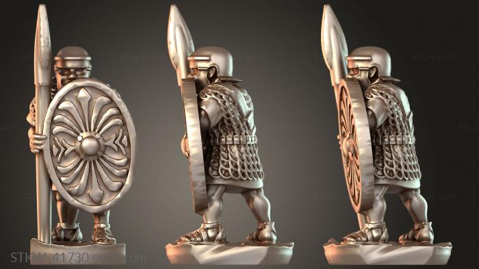 Military figurines (Auxiliary Flo Optio, STKW_41730) 3D models for cnc