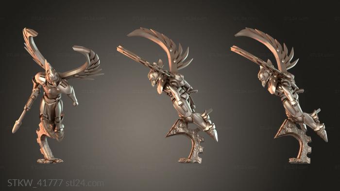 Military figurines (Avril Eldar Falcon alt, STKW_41777) 3D models for cnc