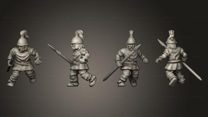 Military figurines (CELTIC WARRIOR B, STKW_4181) 3D models for cnc