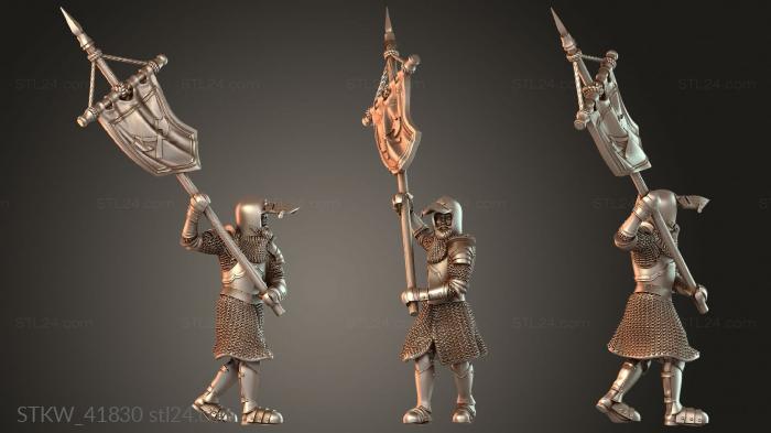 Military figurines (Axeman Bannerman, STKW_41830) 3D models for cnc