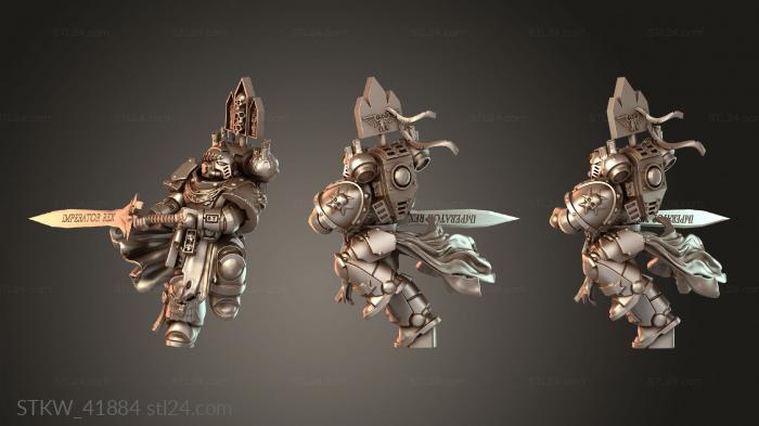 Military figurines (Back (dupe), STKW_41884) 3D models for cnc
