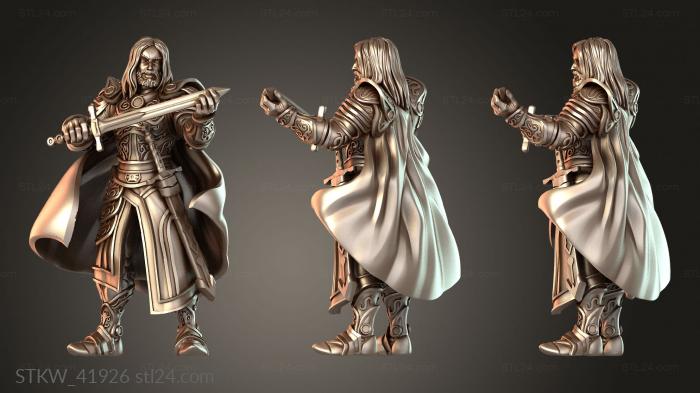 Baldur the Fighter Idle and Action Legs