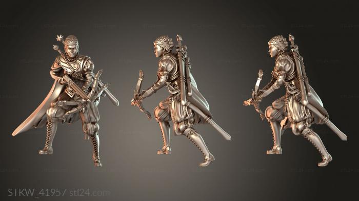 Military figurines (Banshee, STKW_41957) 3D models for cnc