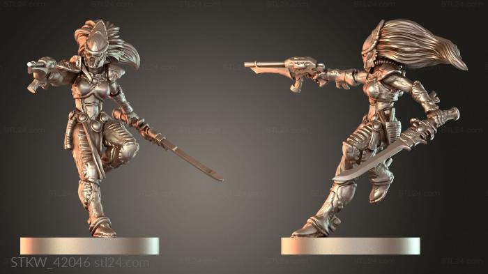 Military figurines (Banshee Boneshee p, STKW_42046) 3D models for cnc